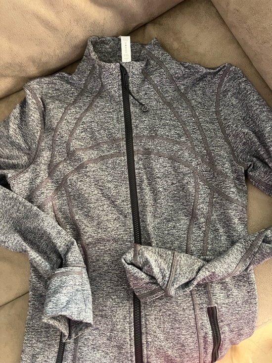 lululemon athletica Tops - lululemon athletica Heathered Gray Full-Zip Hoodie